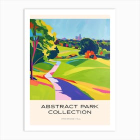 Abstract Park Collection Poster Primrose Hill London 3 Art Print