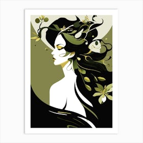 Goddess of Nature - 05 Art Print