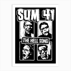 Sum 41 The Hell Song Art Print