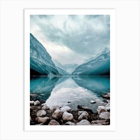 Glacial Lake Art Print