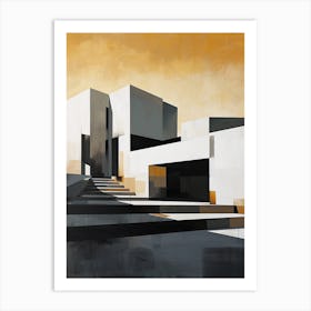 Modern Architecture Minimalist 6 Art Print