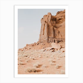 Monument Valley Rock Formation Art Print