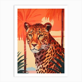 Leopard In The Jungle 15 Art Print