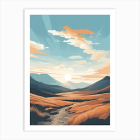 The Great Glen Way Scotland 2 Hiking Trail Landscape Art Print