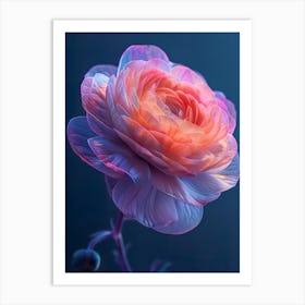 Peony Flower 14 Art Print