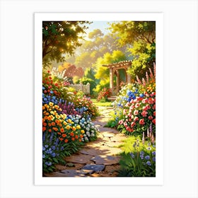 Garden Path 5 Art Print