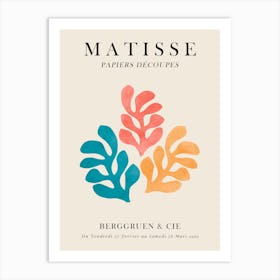 Floral matisse 13 Art Print