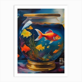 Goldfish Bowl 1 Art Print