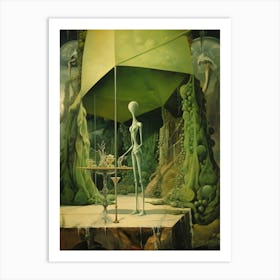 The Green Surreal Art Print