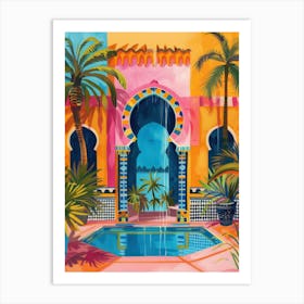 Moroccan Villa Art Print