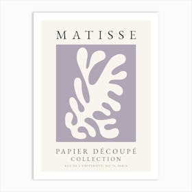 Matisse Lilac Leaf Print 1 Art Print