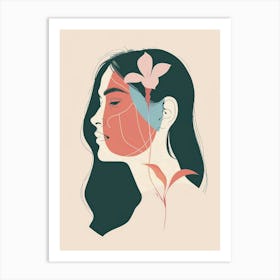 Portrait Of A Woman 625 Art Print