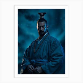 Shogun Portrait - Diverse Art Illustration 70 Art Print