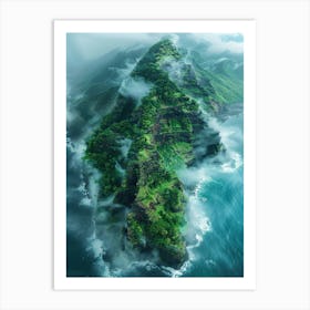 Hawaii Island Art Print