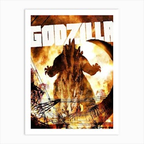 Godzilla (1954) Art Print