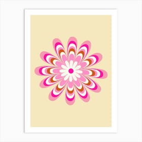 Daisy | 02 - Soft Yellow Art Print