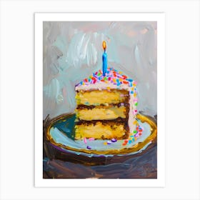 Birthday Cake 1 Art Print