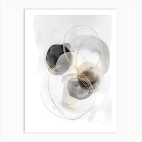 Abstract Circles 9 Art Print