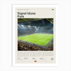 Borussia Dortmund - Signal Iduna Park 1 Art Print