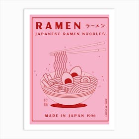 Ramen Noodles Art Print