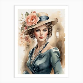 Victorian Woman Art Print