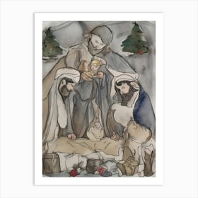 Nativity 12 Art Print