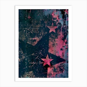 American Patriotic Wall Art: Punk Aesthetic Art Print