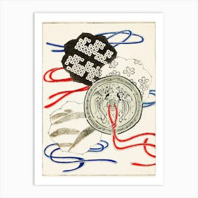 Oriental Pendant Illustration, Shin Bijutsukai Art Print