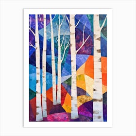 Birch Trees 13 Art Print