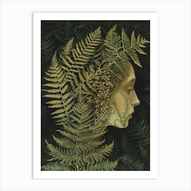 Lady Fern Painting 1 Art Print