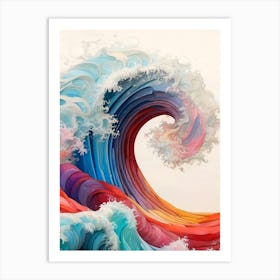 Wave Of Color Art Print