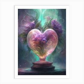 Heart plan  Art Print