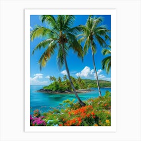 Tropical Island Art Print