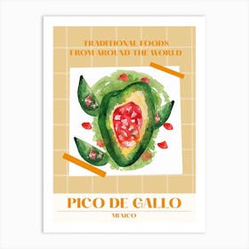 Pico De Gallo Mexico Foods Of The World Art Print