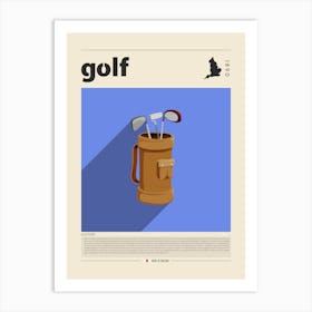 Golf Art Print