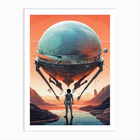 Alien Planet 1 Art Print