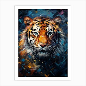 Tiger Painting Art Print