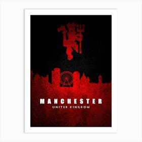 Manchester United 3 Art Print