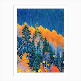 Autumn In The Mountains Art Print