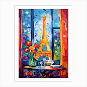 Paris Window 2 Art Print
