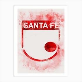 Independiente Santa Fe 2 Art Print