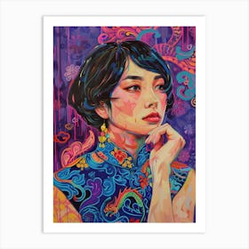 Chinese Woman 6 Art Print