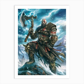 God Of War 4 Art Print