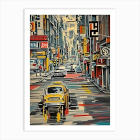 City Abstract Art Art Print