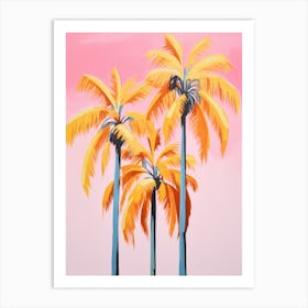 Three Palm Trees Art Print