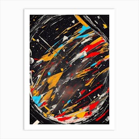 Space - Abstract Painting Art Print