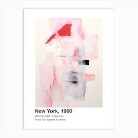 World Tour Exhibition, Abstract Art, New York, 1960 1 Art Print