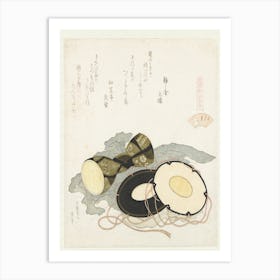 A Comparison Of Genroku Poems And Shells, Katsushika Hokusai 35 Art Print
