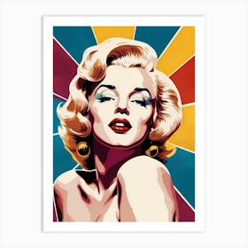 Marilyn Monroe Portrait Pop Art (30) Art Print