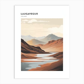Laugavegur Iceland 4 Hiking Trail Landscape Poster Art Print